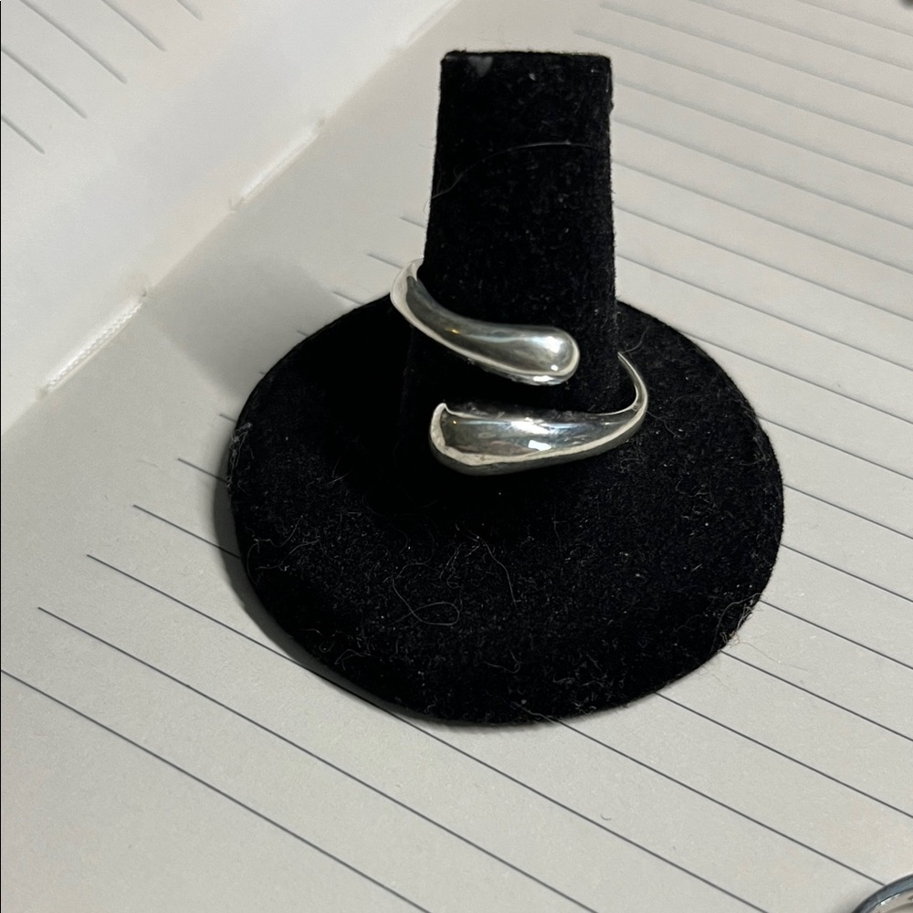 Chic Silver Women's Wrap Ring